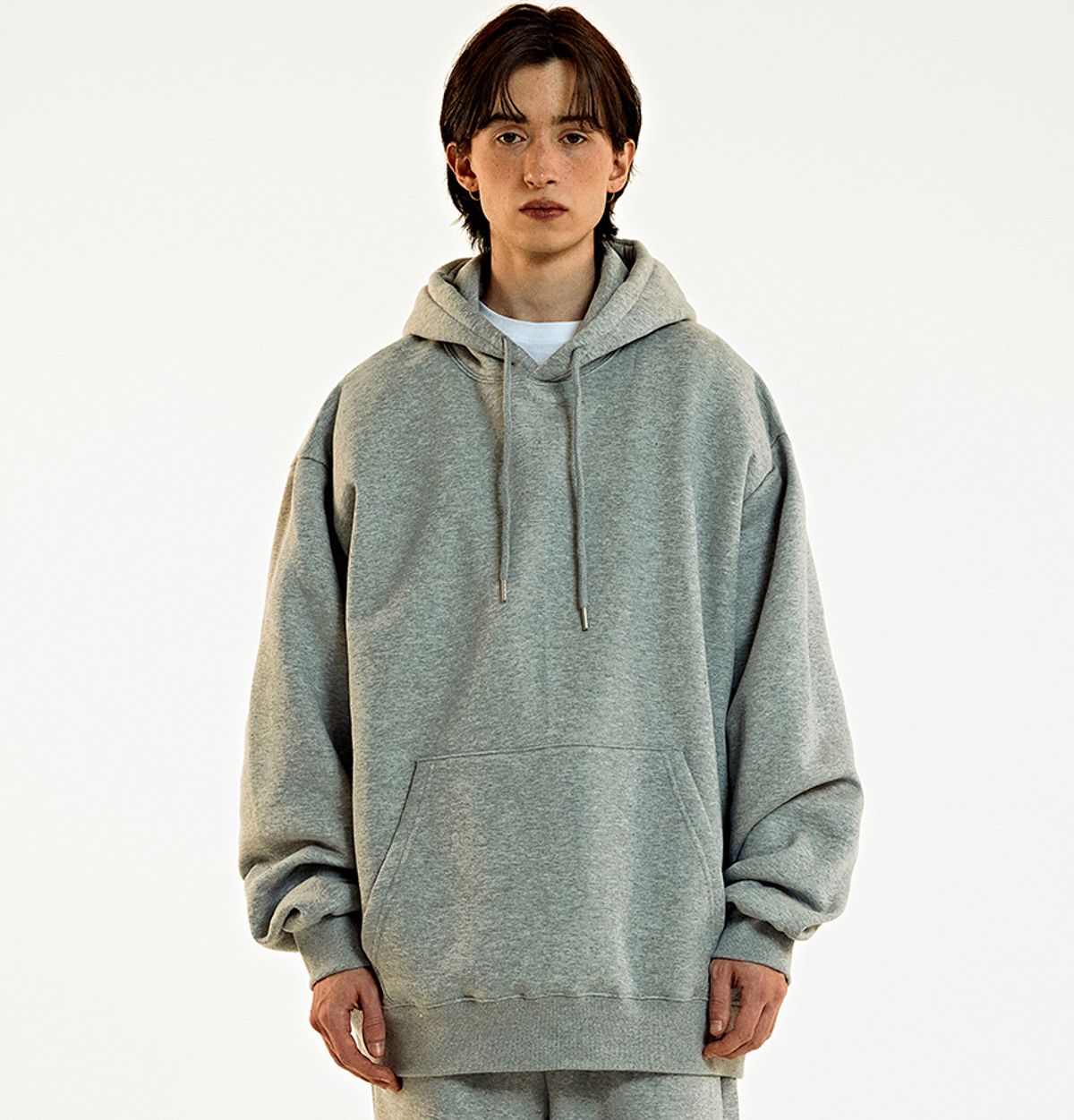 리브레너(REBRENNER) 데일리 스웻 기모 후디 티셔츠