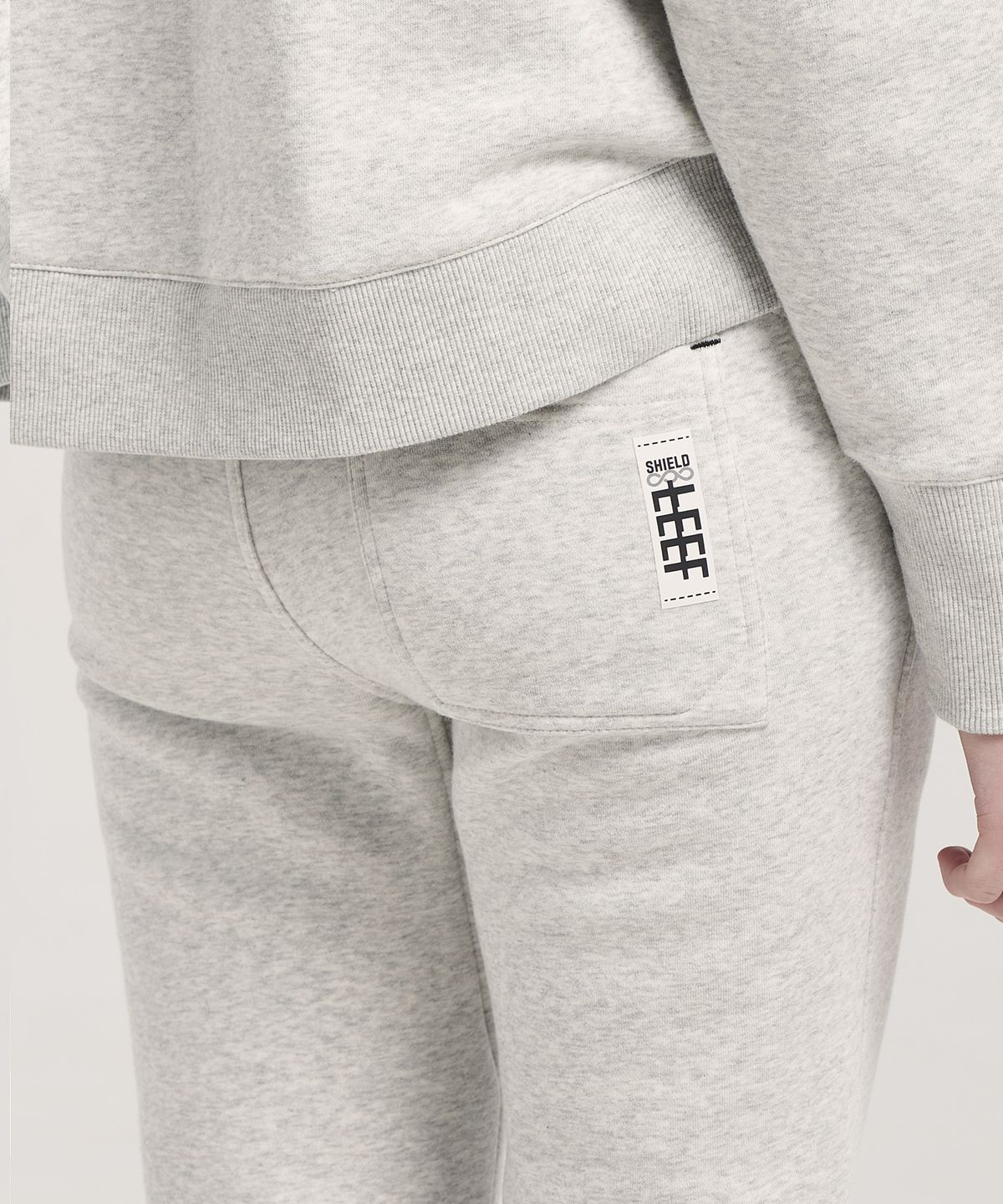 라이프포스(LIFEFORCE) [세트] HAIRY FLEECE WOMENS SWEATSHIRT+WOMENS JOGGERS(ZET BLACK) 2종