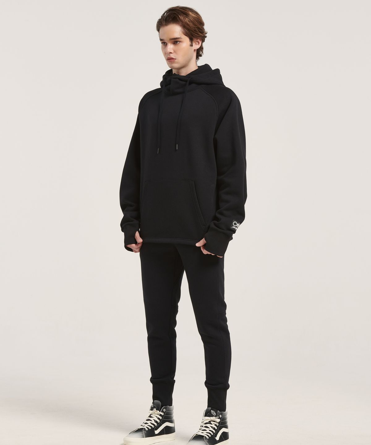 라이프포스(LIFEFORCE) [세트] HAIRY FLEECE MENS HOODIE+NECK WARMER+MENS JOGGERS(ZET BLACK) 3종