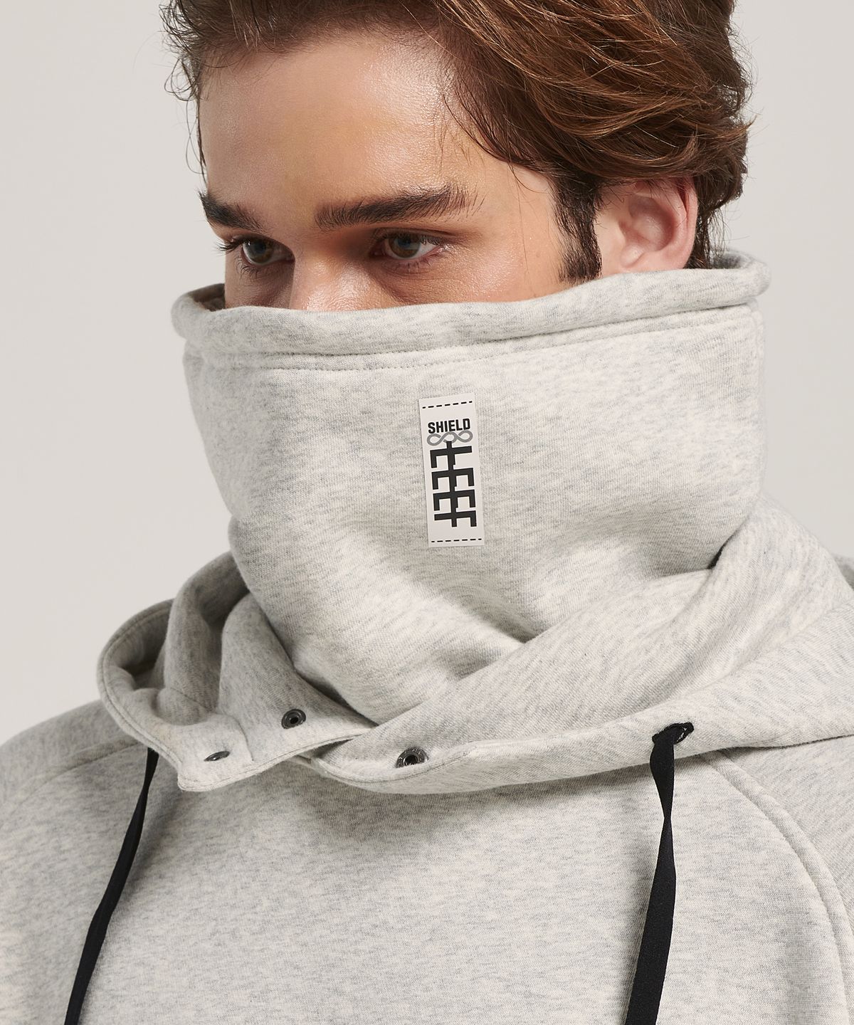 라이프포스(LIFEFORCE) [세트] HAIRY FLEECE MENS HOODIE+NECK WARMER+MENS JOGGERS(M/GRAY) 3종