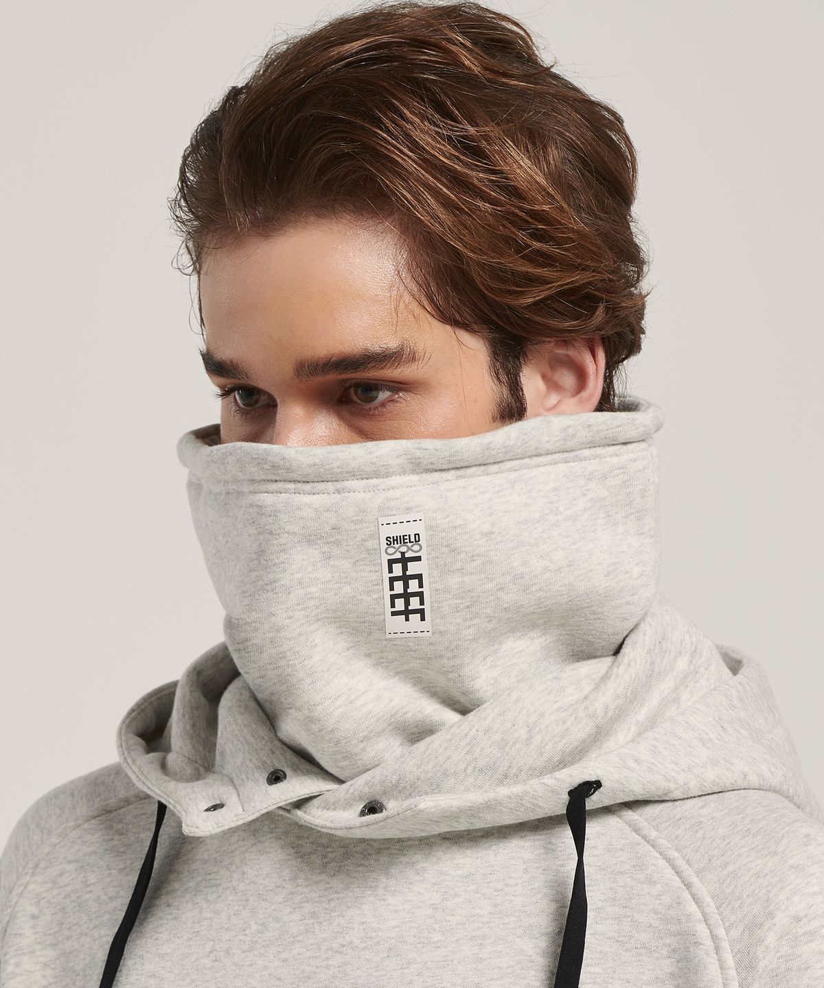 쉴드(SHIELD) HAIRY FLEECE MENS HOODIE+NECK WARMER