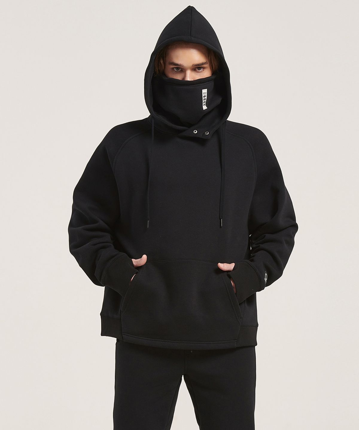 쉴드(SHIELD) HAIRY FLEECE MENS HOODIE+NECK WARMER