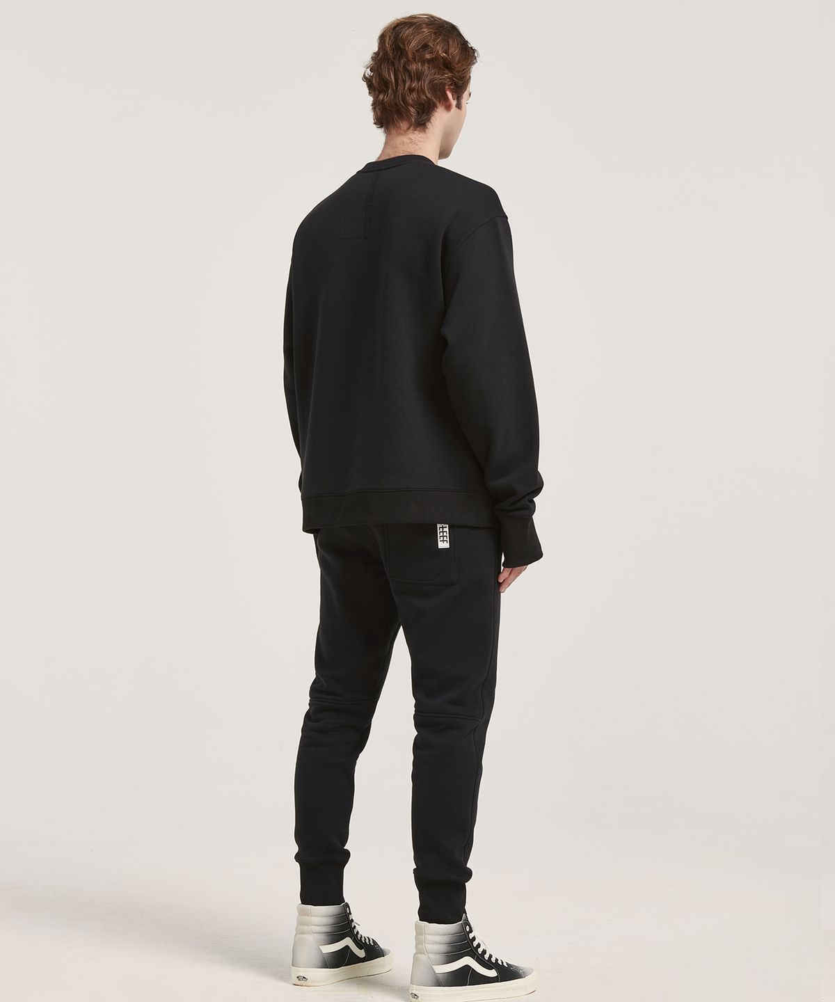 라이프포스(LIFEFORCE) [세트] HAIRY FLEECE MENS SWEATSHIRT+MENS JOGGERS(ZET BLACK) 2종