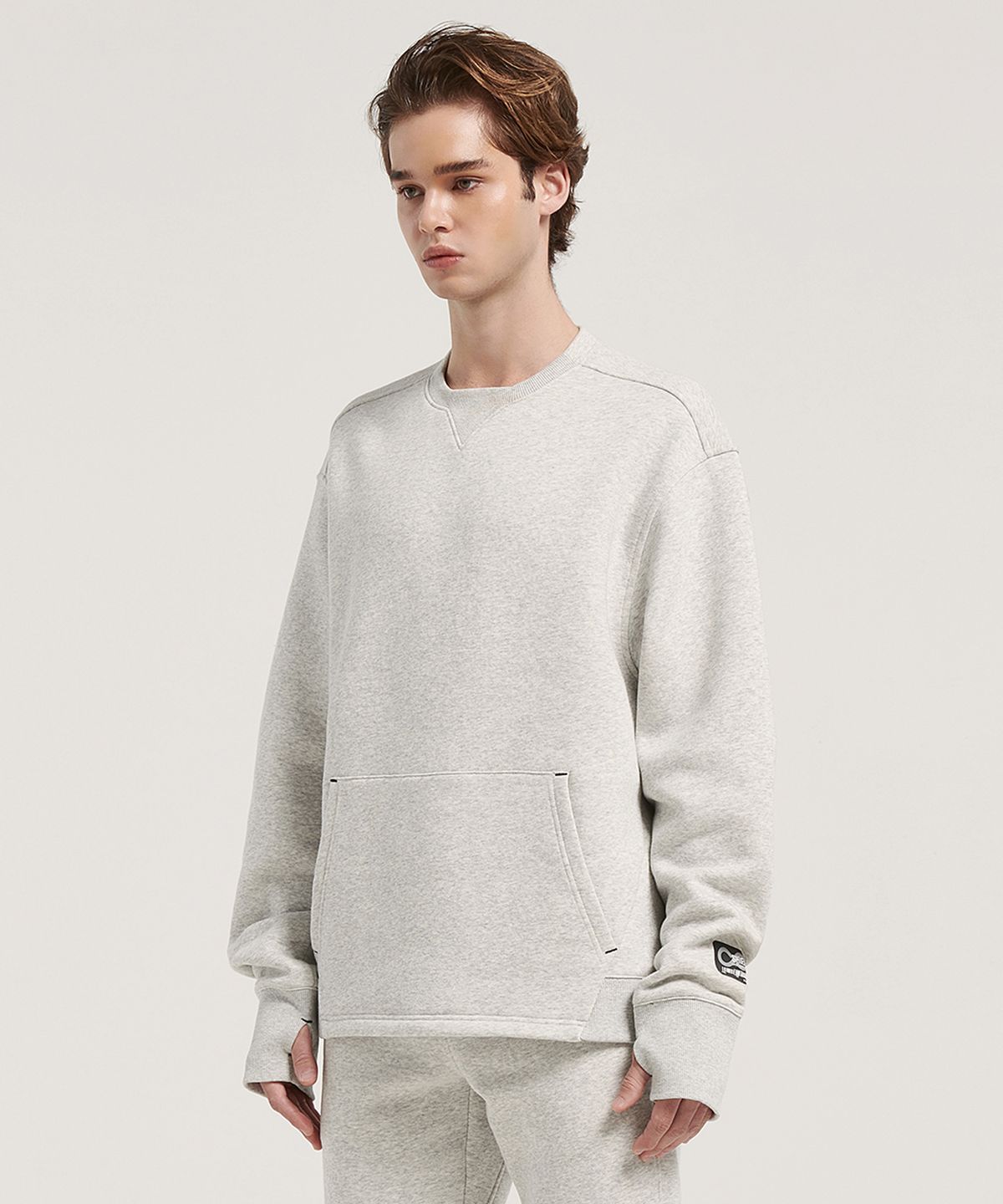 쉴드(SHIELD) HAIRY FLEECE MENS SWEATSHIRT