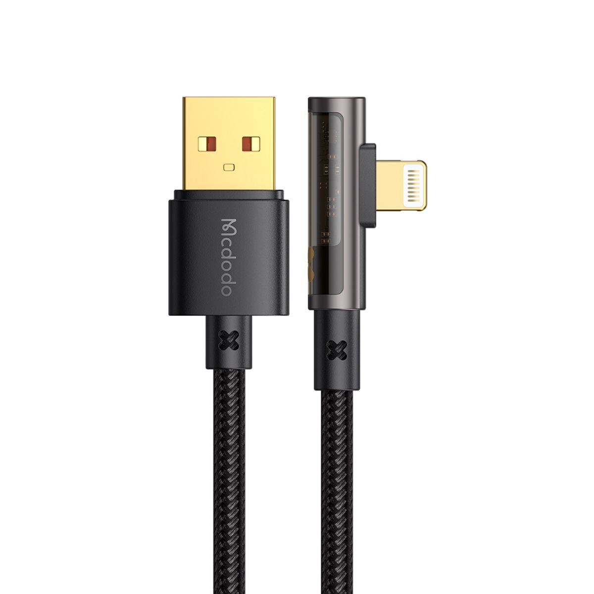 맥도도(MCDODO) 아이스 90도 USB-A to 8핀 고속충전 케이블 CA351