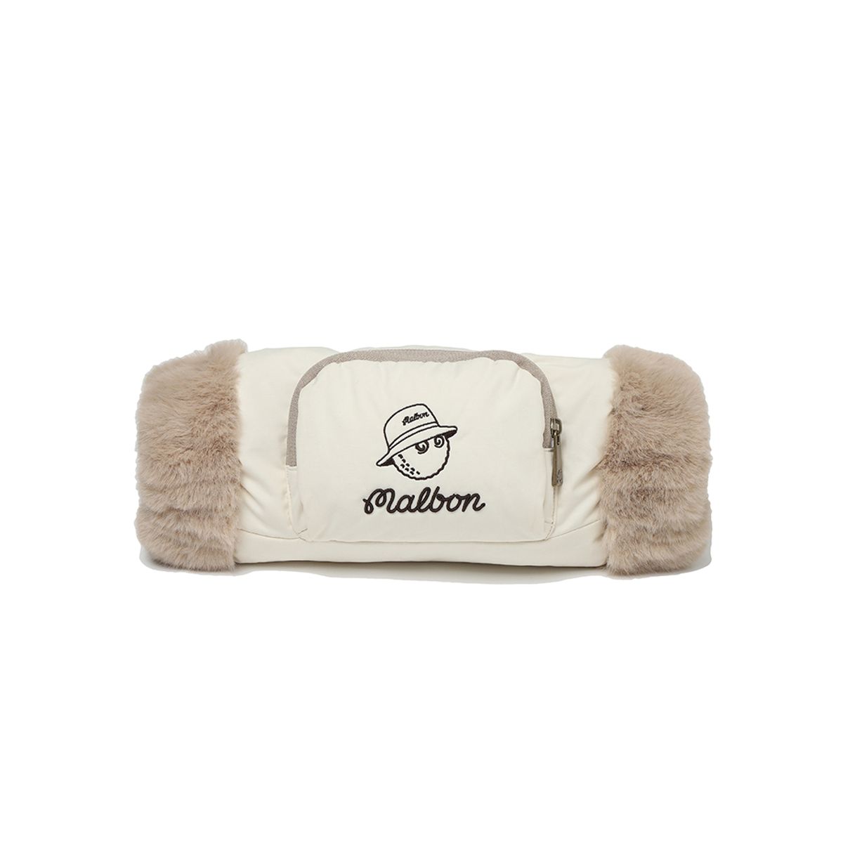 말본 골프(MALBON GOLF) 레터링 벨트 핸드워머 IVORY