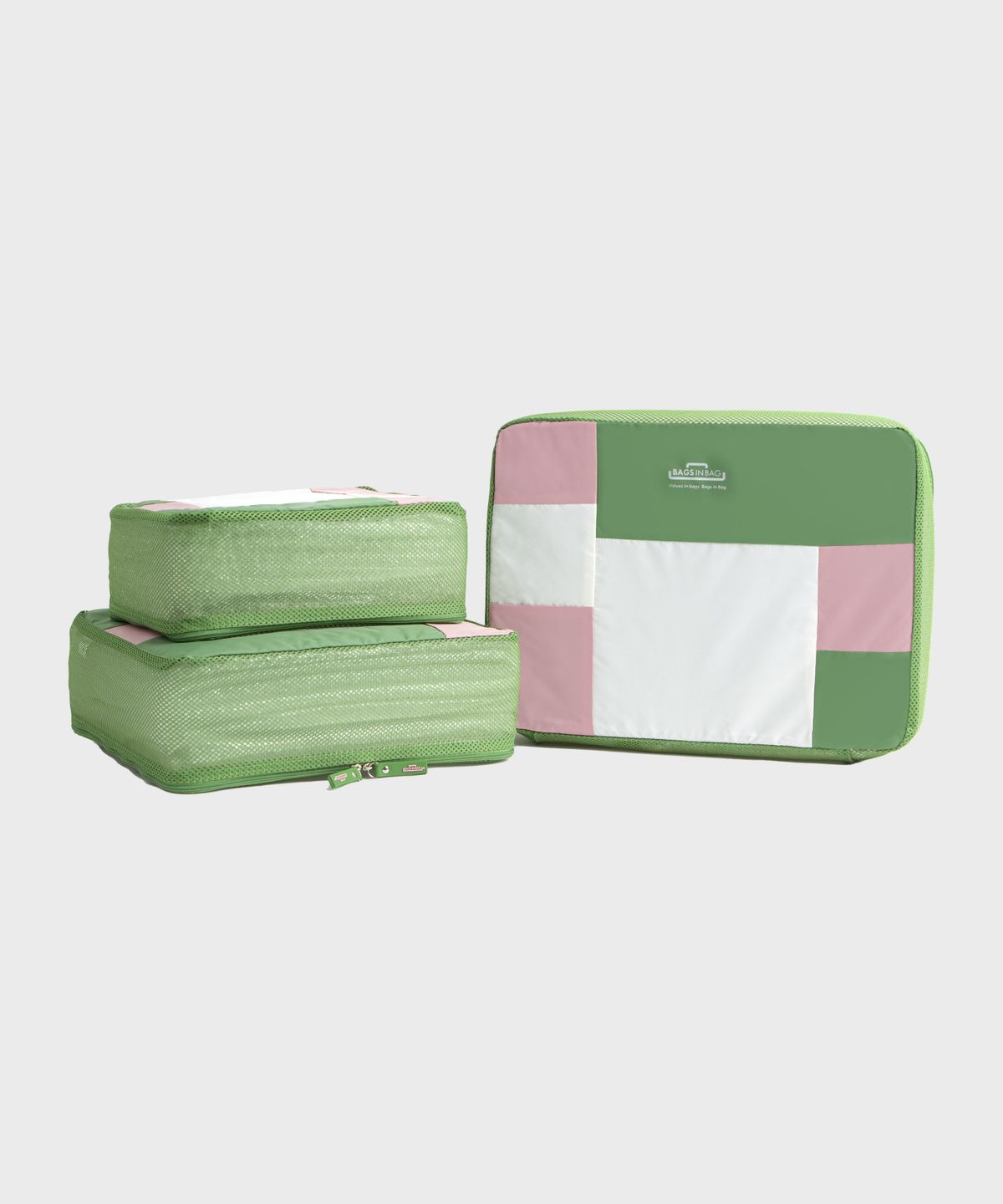 백스인백(BAGS IN BAG) 퀼트 여행정리백 3종 세트 BQT-3CNK