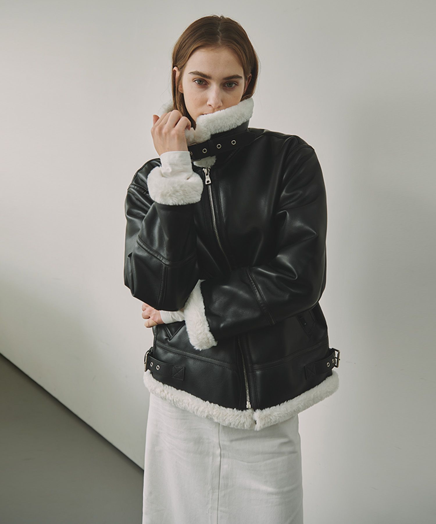 ジャケット・アウター Bear Mustang Jacket ☆JADED LONDON UK☆ Bear Faux Fur Hooded Jacket (JADED LONDON