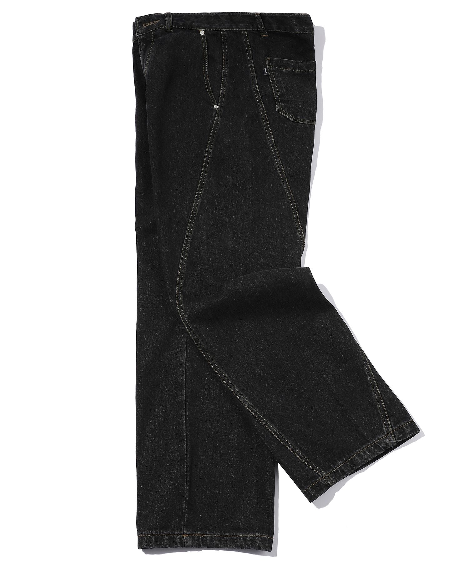 【CPGN STUDIO】Balloon Wide Denim MUSINSA | CPGN STUDIO Curved Wide Denim Pants Black