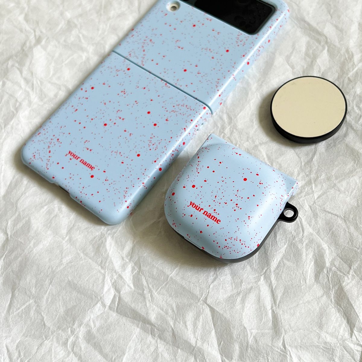 에이쓰리비쓰리(A3B3) (Buds 2/Live/Pro Case) Pattern Dot 01
