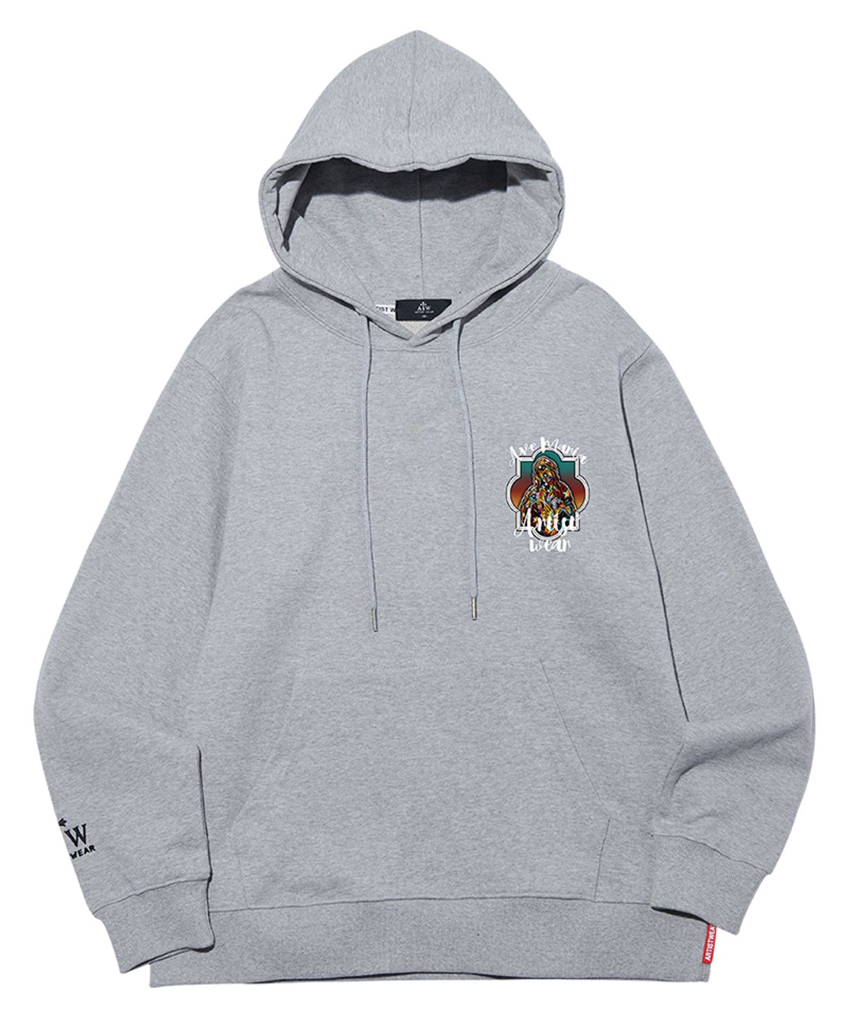 아티스트웨어(ARTISTWEAR) [ATW X RUYSI] 아베마리아 후드티_GY