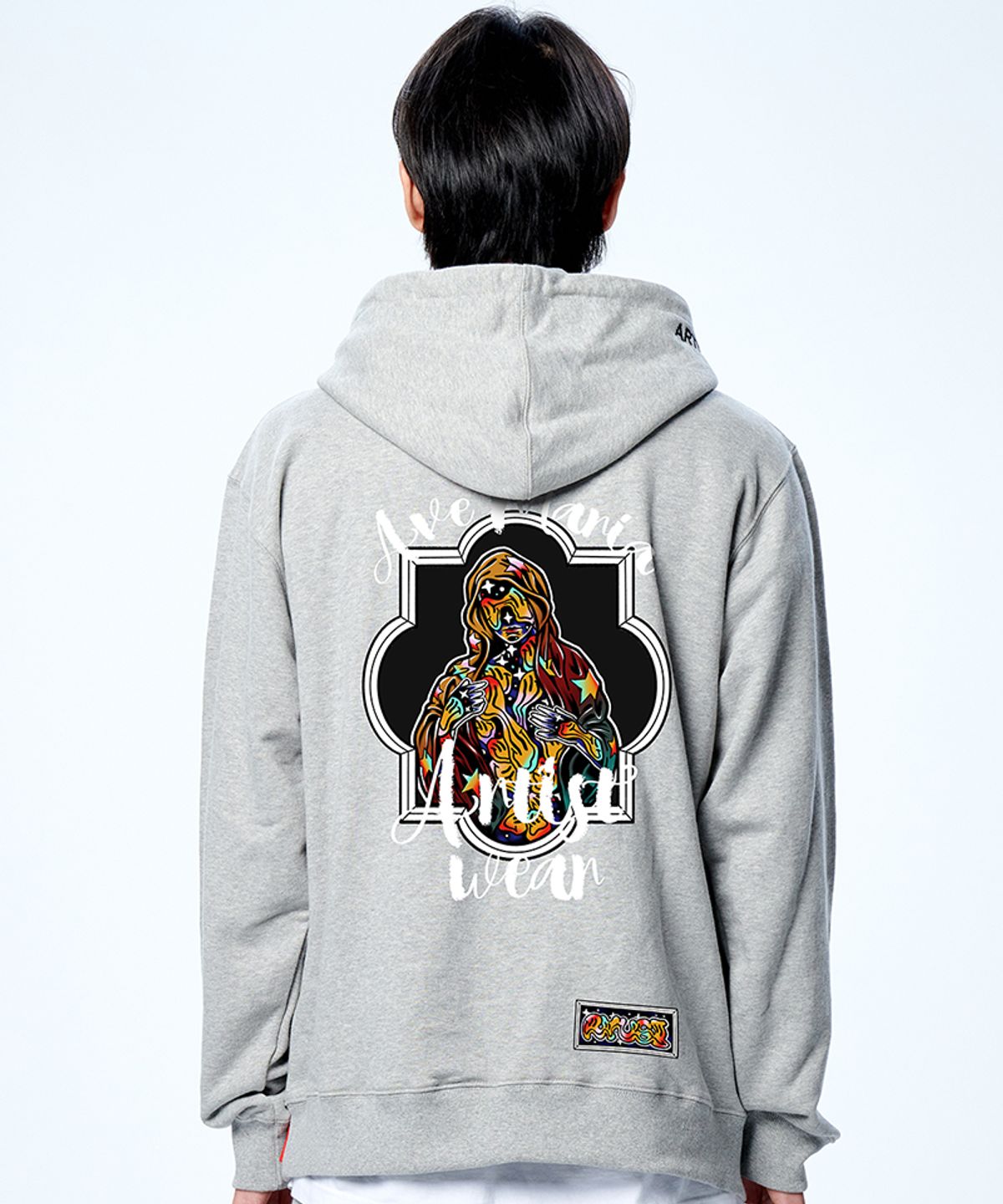 아티스트웨어(ARTISTWEAR) [ATW X RUYSI] 아베마리아 후드티_GY