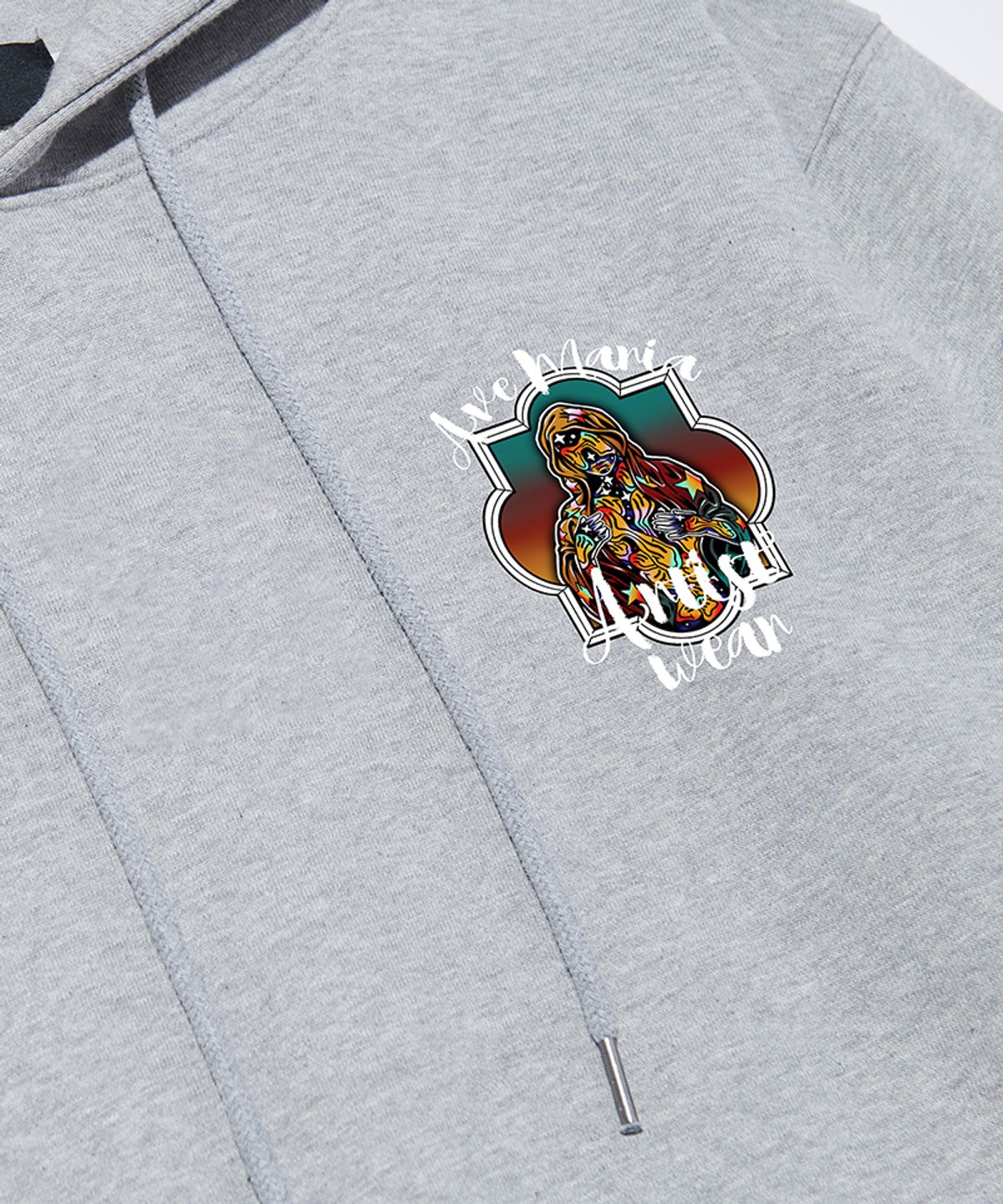 아티스트웨어(ARTISTWEAR) [ATW X RUYSI] 아베마리아 후드티_GY