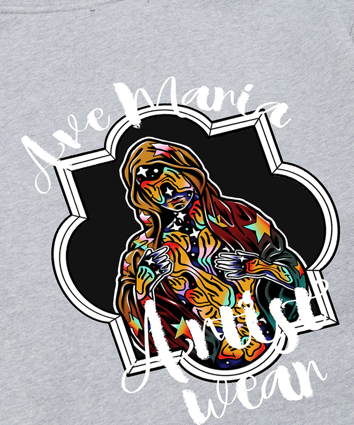 아티스트웨어(ARTISTWEAR) [ATW X RUYSI] 아베마리아 후드티_GY