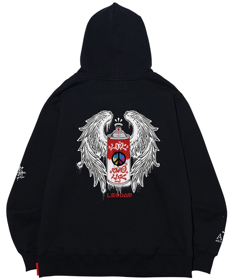 MUSINSA公式 | ARTISTWEAR [ATW X LEODAV] Spray Angel Hood Zip