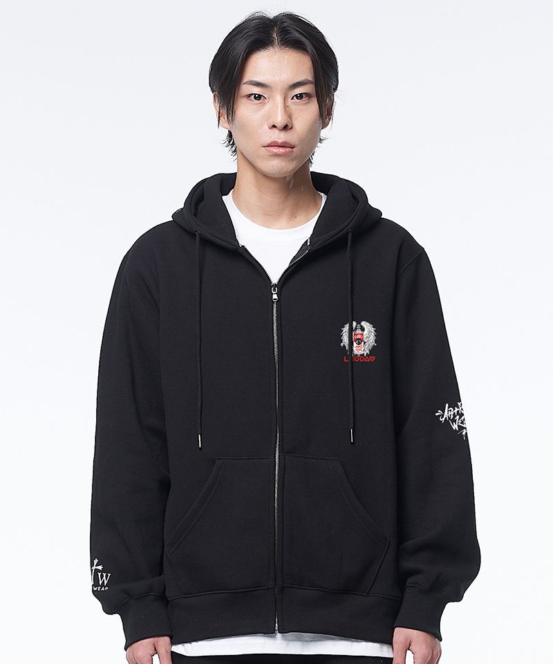 MUSINSA公式 | ARTISTWEAR [ATW X LEODAV] Spray Angel Hood Zip