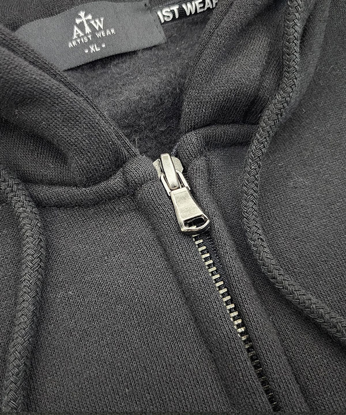 아티스트웨어(ARTISTWEAR) [ATW X HAVIT] 조선스컬 후드집업_BK