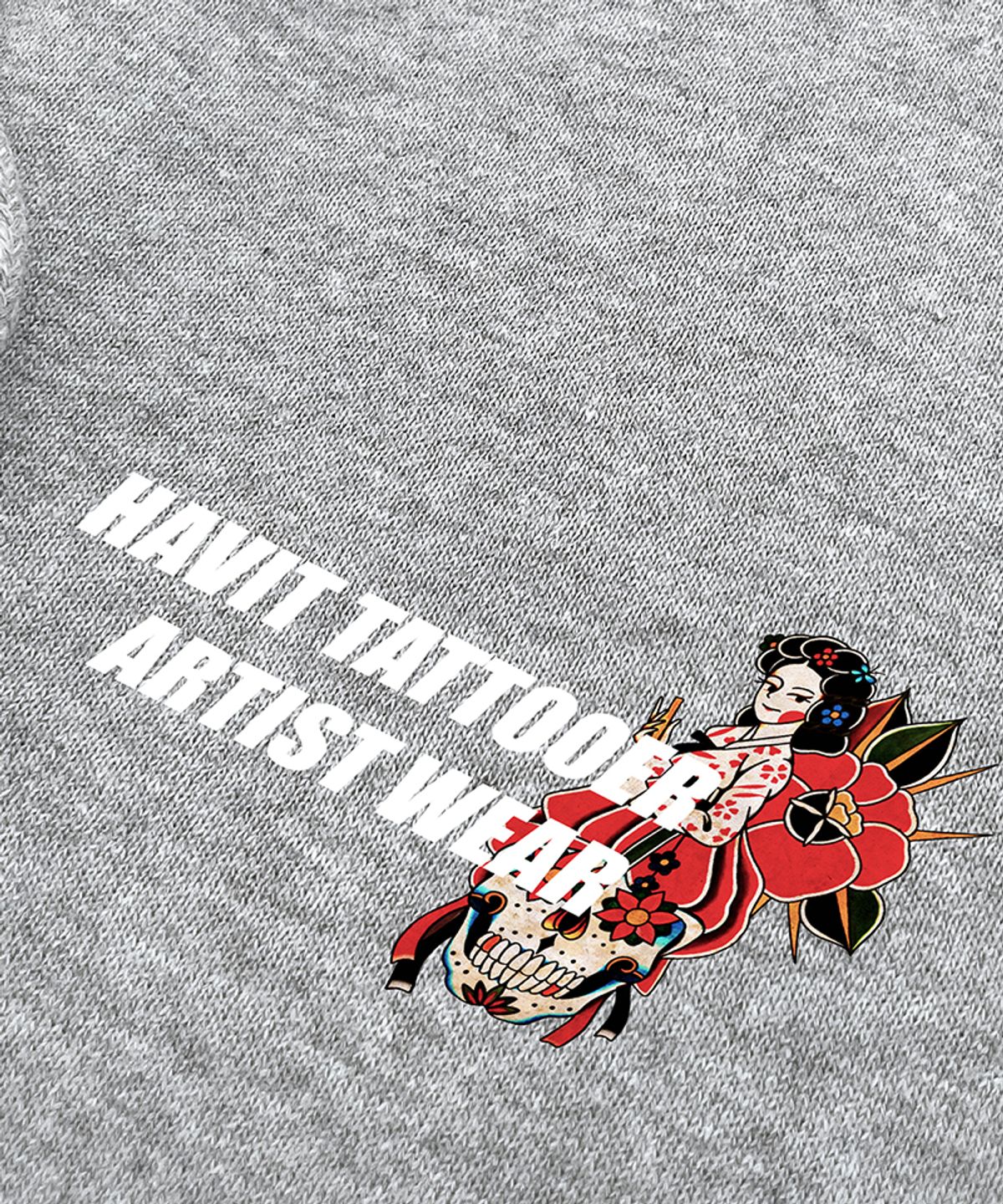 아티스트웨어(ARTISTWEAR) [ATW X HAVIT] 조선스컬 후드집업_GY