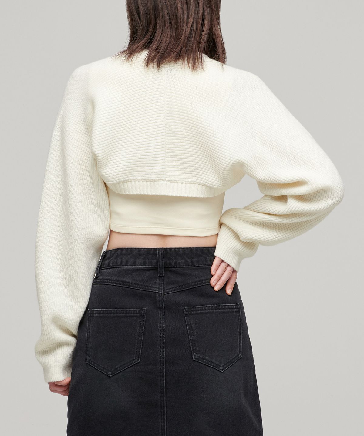 무신사 스탠다드 우먼(MUSINSA STANDARD WOMAN) 우먼즈 볼레로 가디건 [크림]