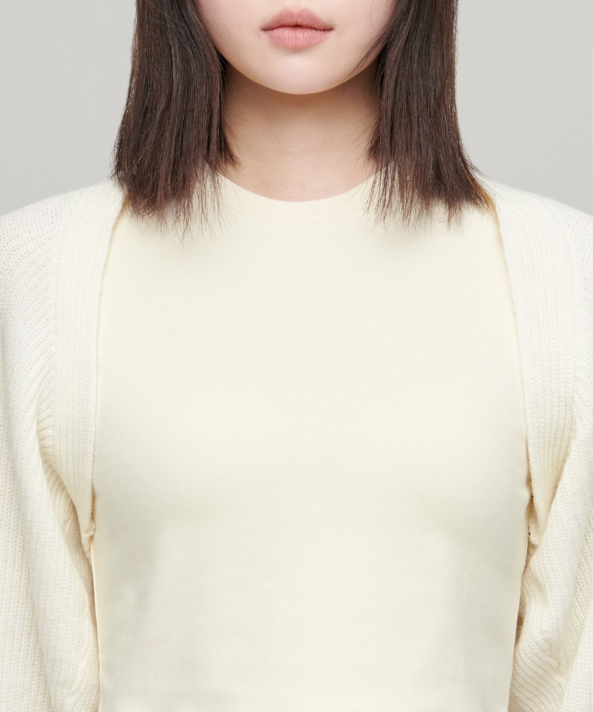 무신사 스탠다드 우먼(MUSINSA STANDARD WOMAN) 우먼즈 볼레로 가디건 [크림]