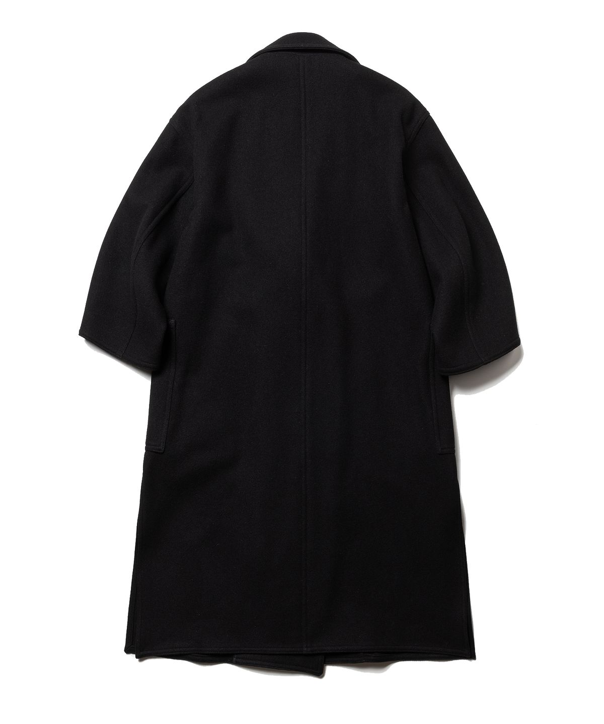 런던트레디션(LONDONTRADITION) Slit Oversize Ladies Chester Coat - Black 6999