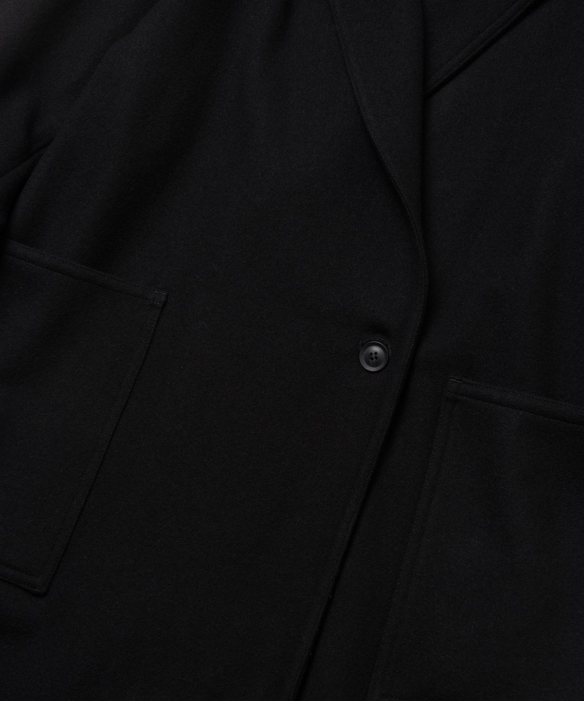 런던트레디션(LONDONTRADITION) Slit Oversize Ladies Chester Coat - Black 6999