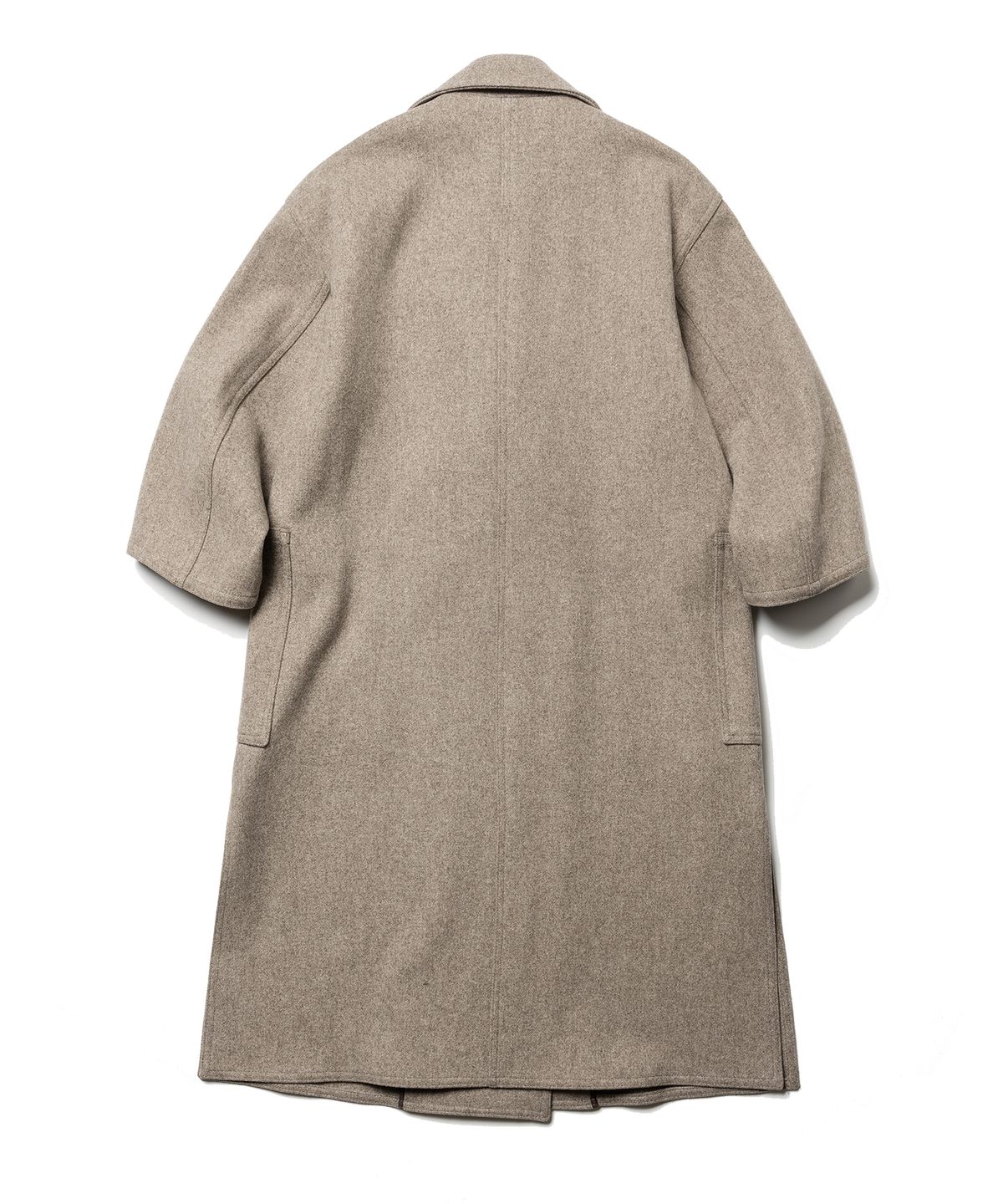런던트레디션(LONDONTRADITION) Slit Oversize Ladies Chester Coat - DK. Mushroom M228