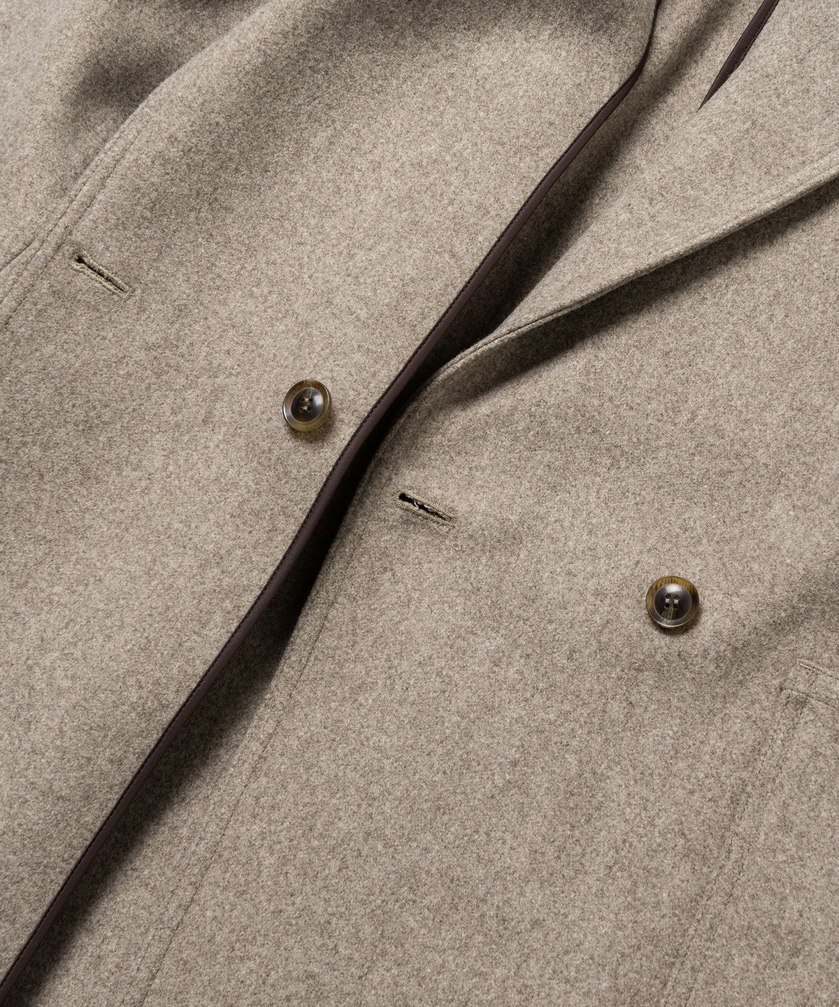 런던트레디션(LONDONTRADITION) Slit Oversize Ladies Chester Coat - DK. Mushroom M228
