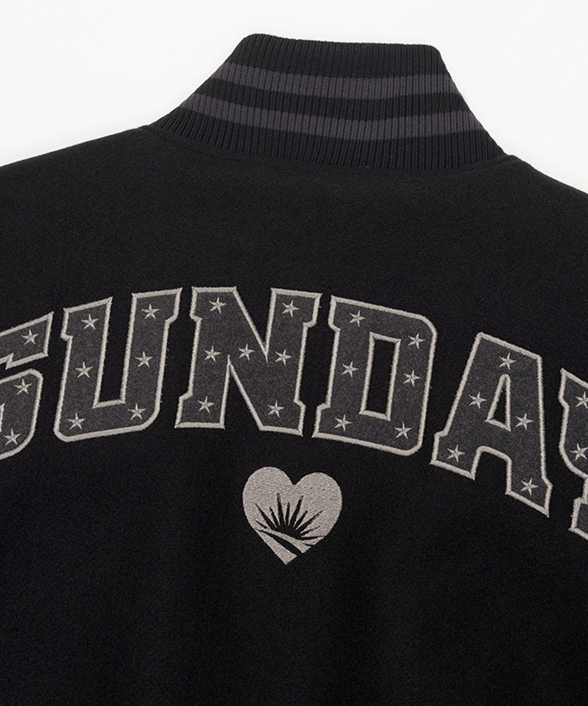 선데이후르츠마켓(SUNDAY FRUIT MARKET) SUNDAY VARSITY JACKET BLACK
