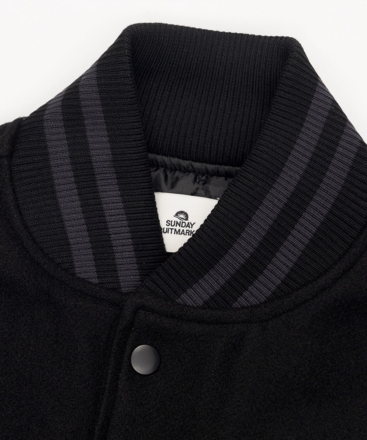 선데이후르츠마켓(SUNDAY FRUIT MARKET) SUNDAY VARSITY JACKET BLACK
