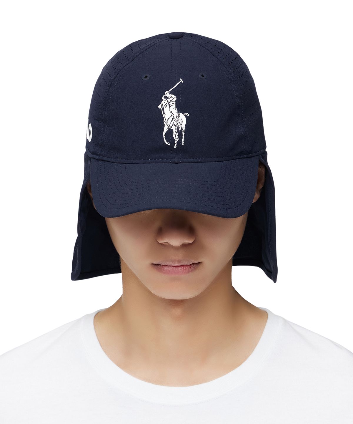 폴로 랄프 로렌(POLO RALPH LAUREN) 호주 오픈 썬햇 캡 - 네이비