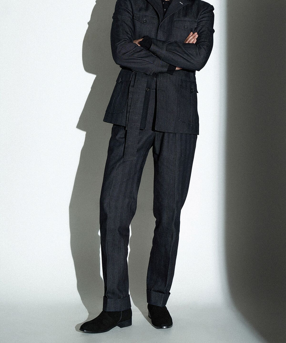 올클래식(ALLCLASSIC) ALC139 어도어 웨스턴 부츠_black suede