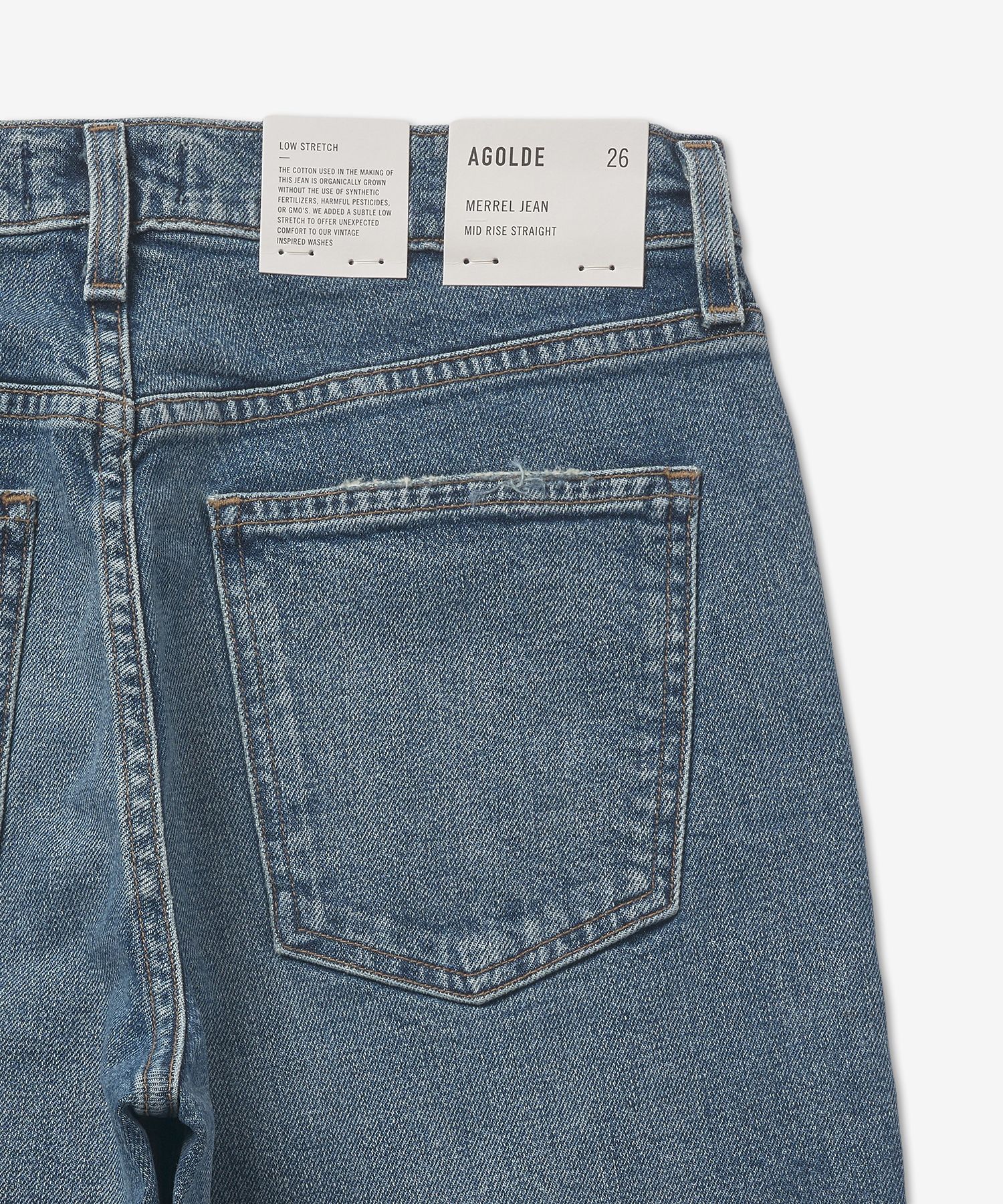 パンツ AGOLDE Merrell Mid Rise Spellbound Denim Pants Mid Indigo A9 AGOLDE Merrel Mid Rise Straight in Spellbound – manhattan