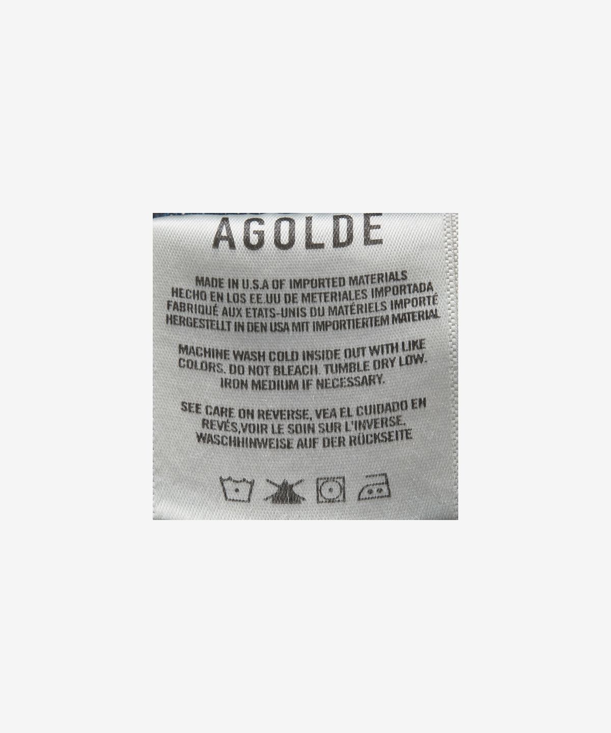 에이골디(AGOLDE) 머렐 미드라이즈 스펠바운드 데님 팬츠 - 미드 인디고 / A90211456SBOND