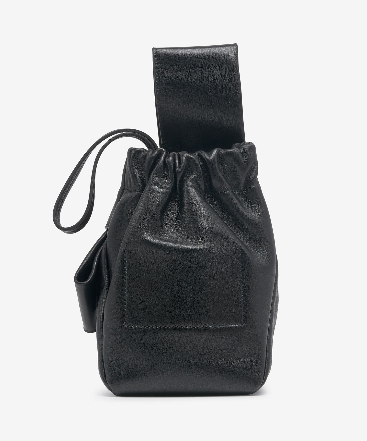 MUSINSA | JIL SANDER Bow pouch bag - Black / J08WD0030P5104001