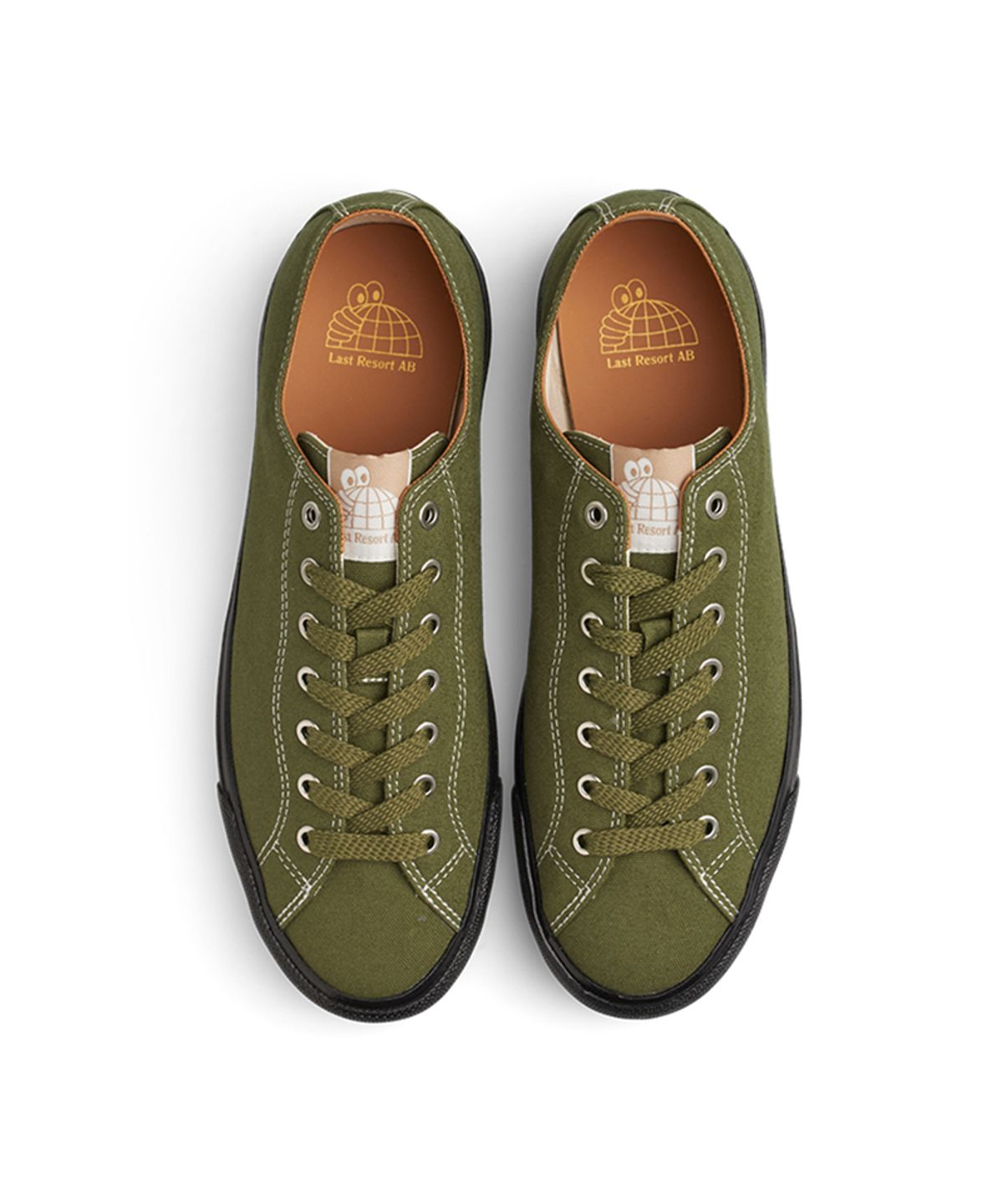 라스트리조트(LAST RESORT) VM003 Canvas Lo - Leaf green/Black