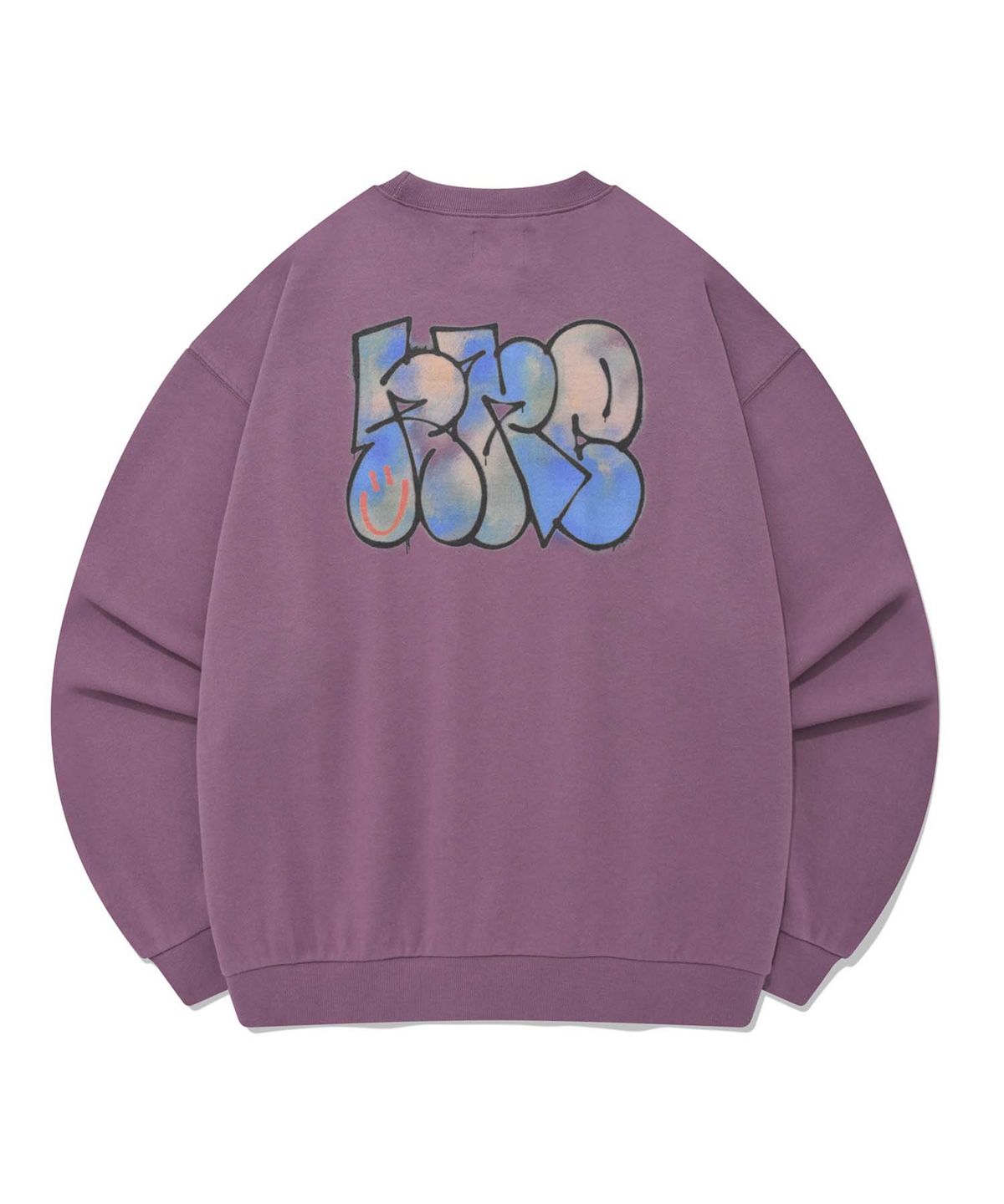 리트리버클럽(RETRIEVER CLUB) GRAFFITI RRC CREWNECK [LAVENDER]