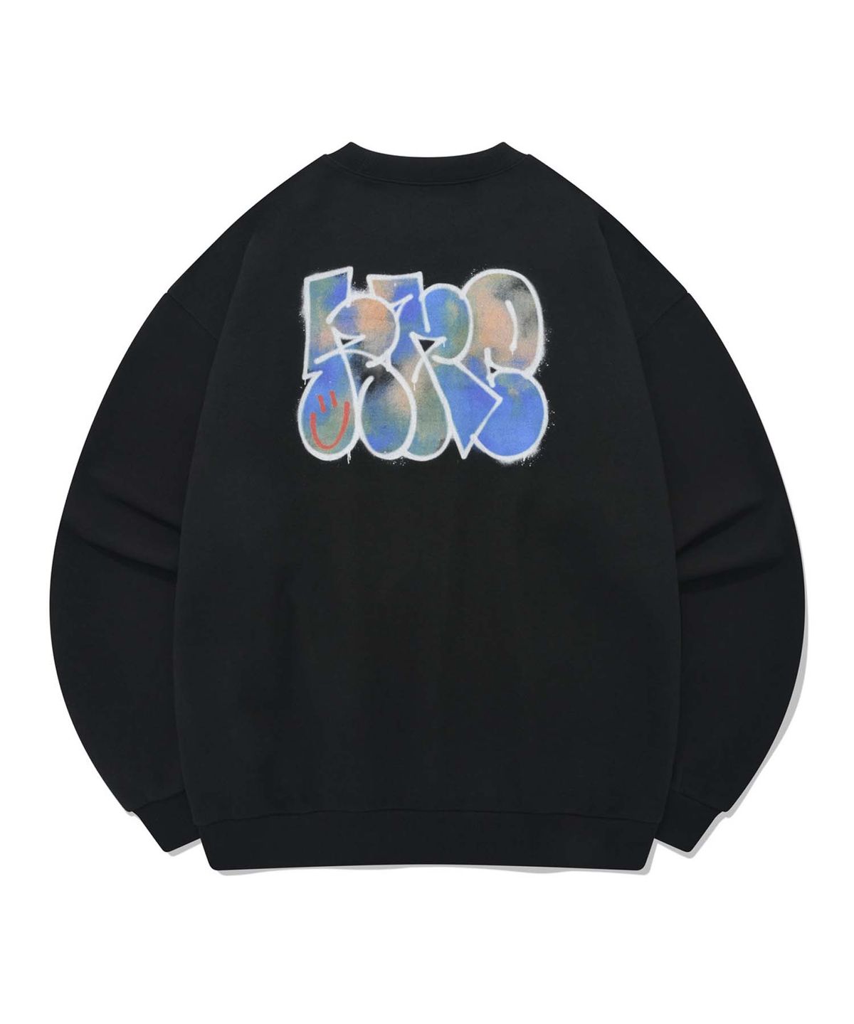 리트리버클럽(RETRIEVER CLUB) GRAFFITI RRC CREWNECK [BLACK]