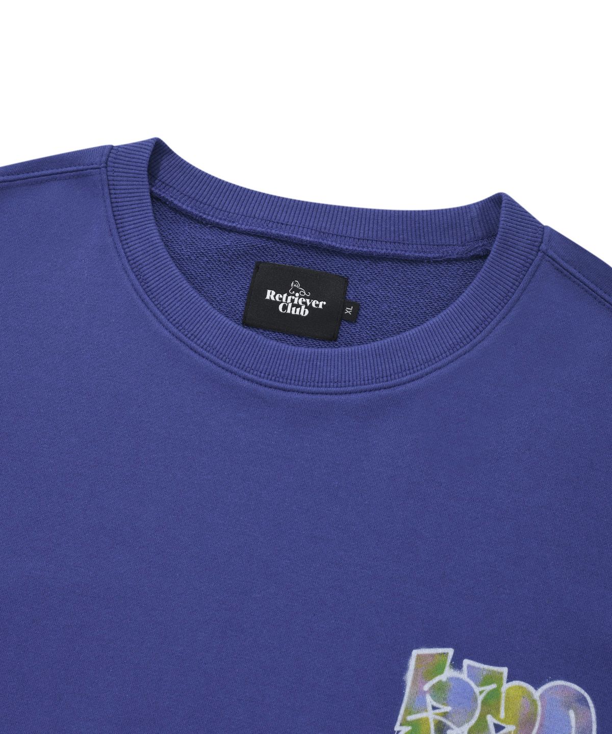 리트리버클럽(RETRIEVER CLUB) GRAFFITI RRC CREWNECK [PURPLE]
