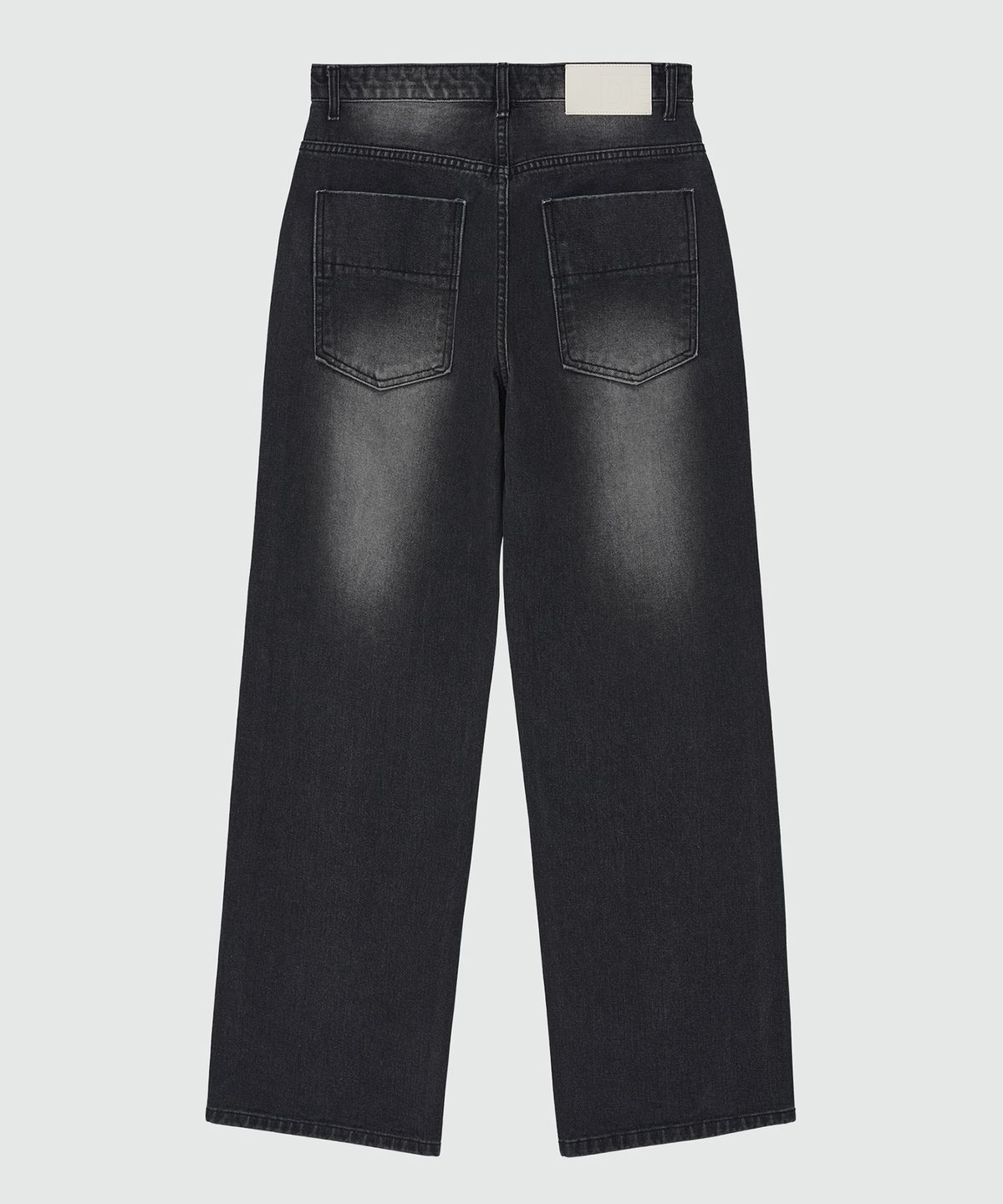 데케트(DECET) Mid Rise Wide Jeans DCPT027BlackCenter