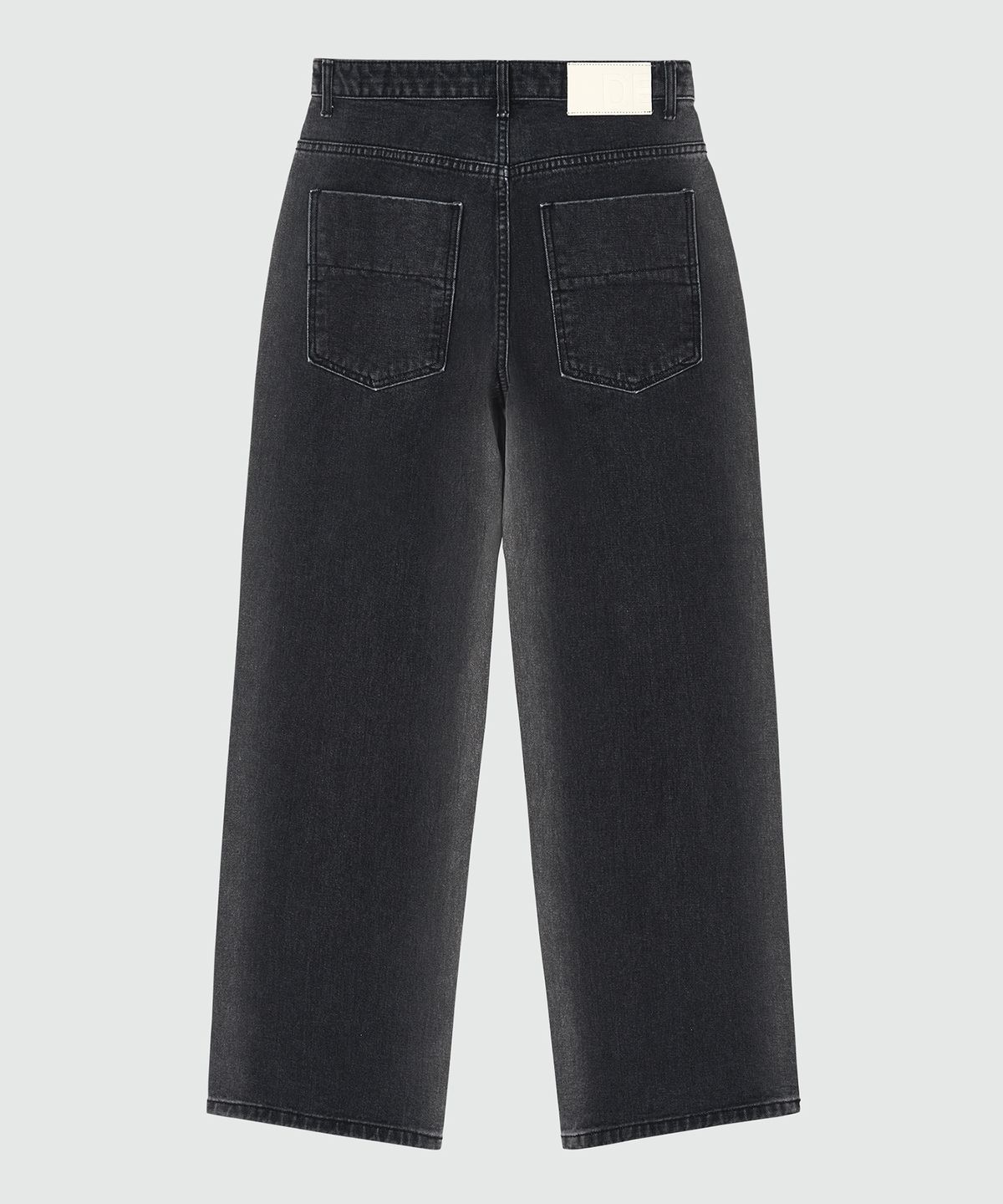 데케트(DECET) Mid Rise Wide Jeans DCPT027BlackSide