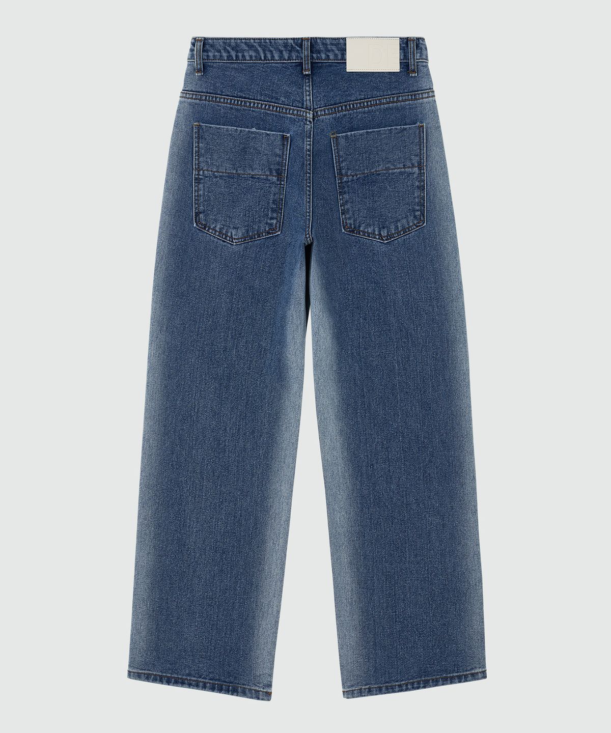 데케트(DECET) Mid Rise Wide Jeans DCPT027BlueSide