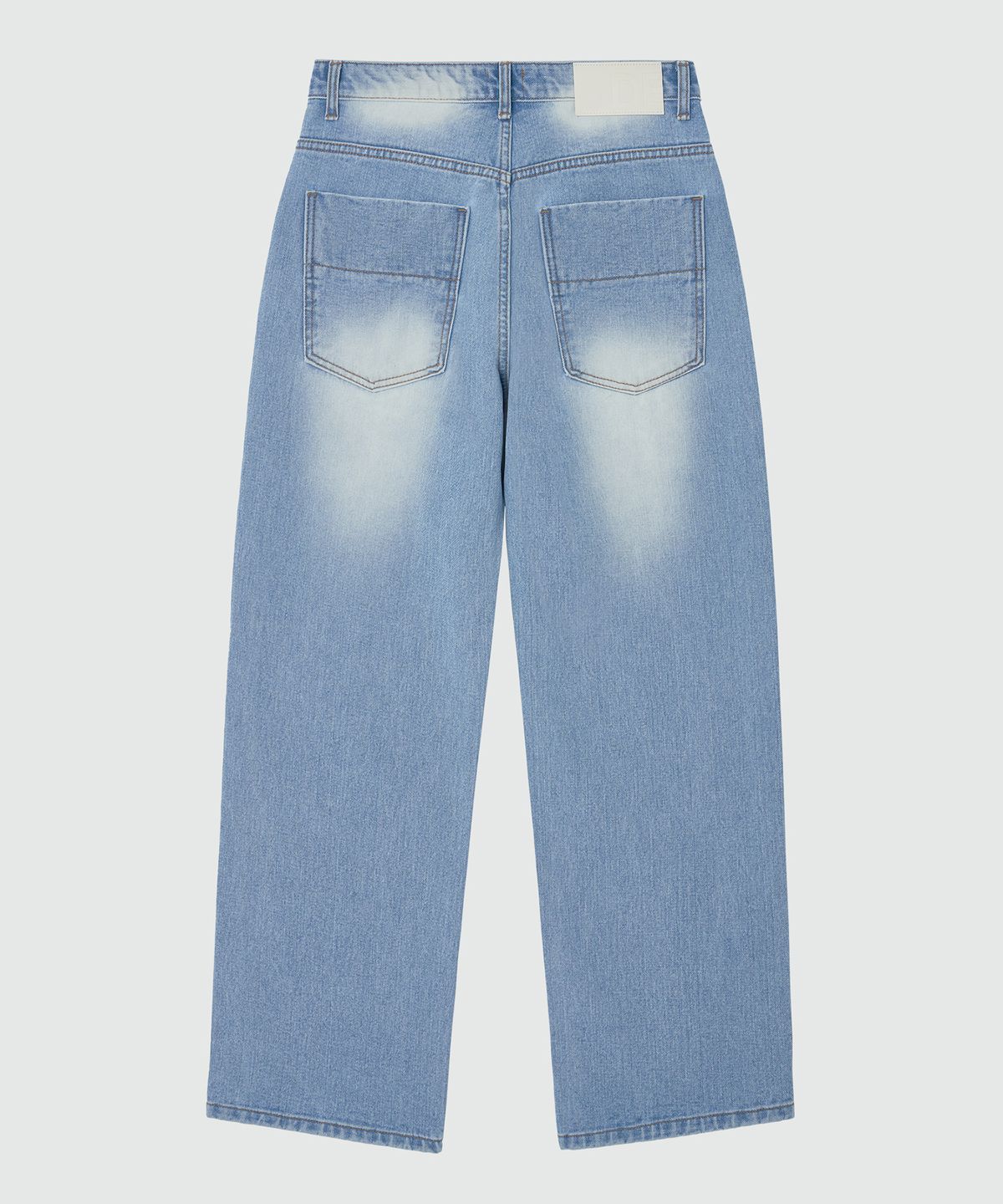 데케트(DECET) Mid Rise Wide Jeans DCPT027LightBlueCenter