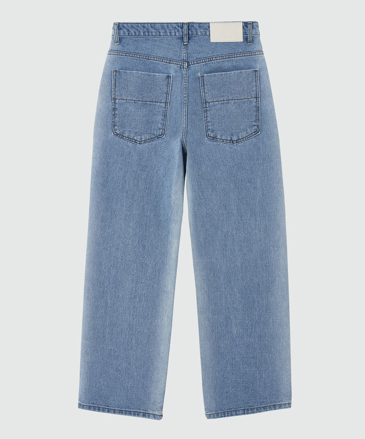 데케트(DECET) Mid Rise Wide Jeans DCPT027LightBlueSide