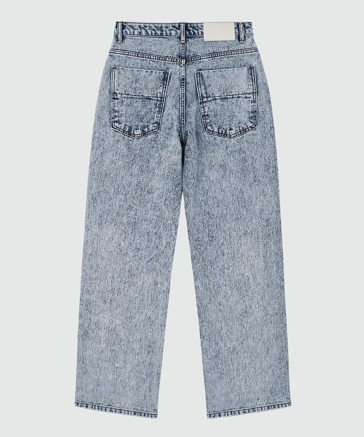 데케트(DECET) Mid Rise Wide Jeans DCPT027SnowBlue