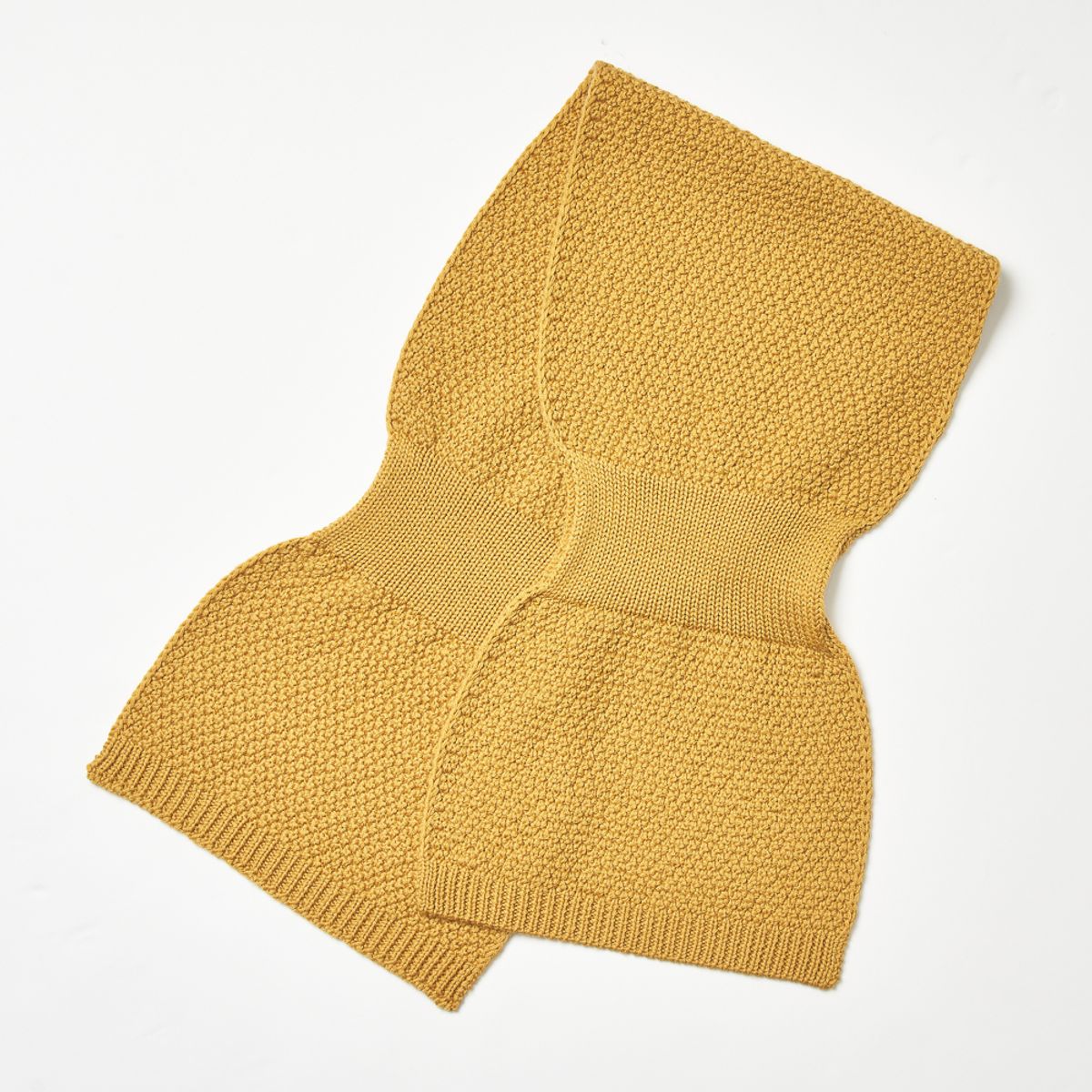 베르노(VERNO) Muffler Knit Yellow Ochre