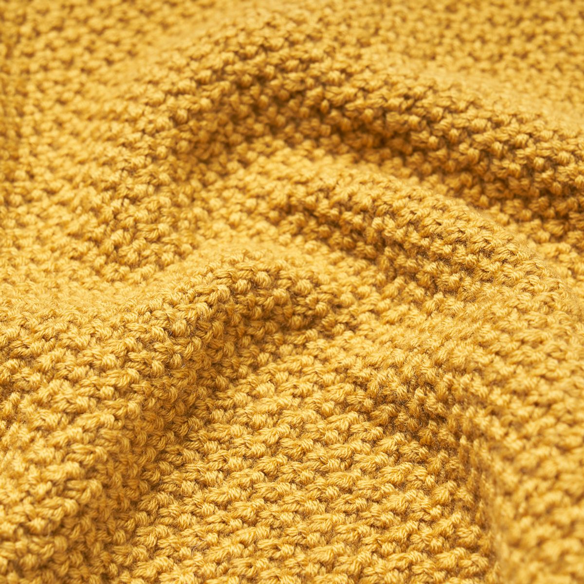 베르노(VERNO) Muffler Knit Yellow Ochre