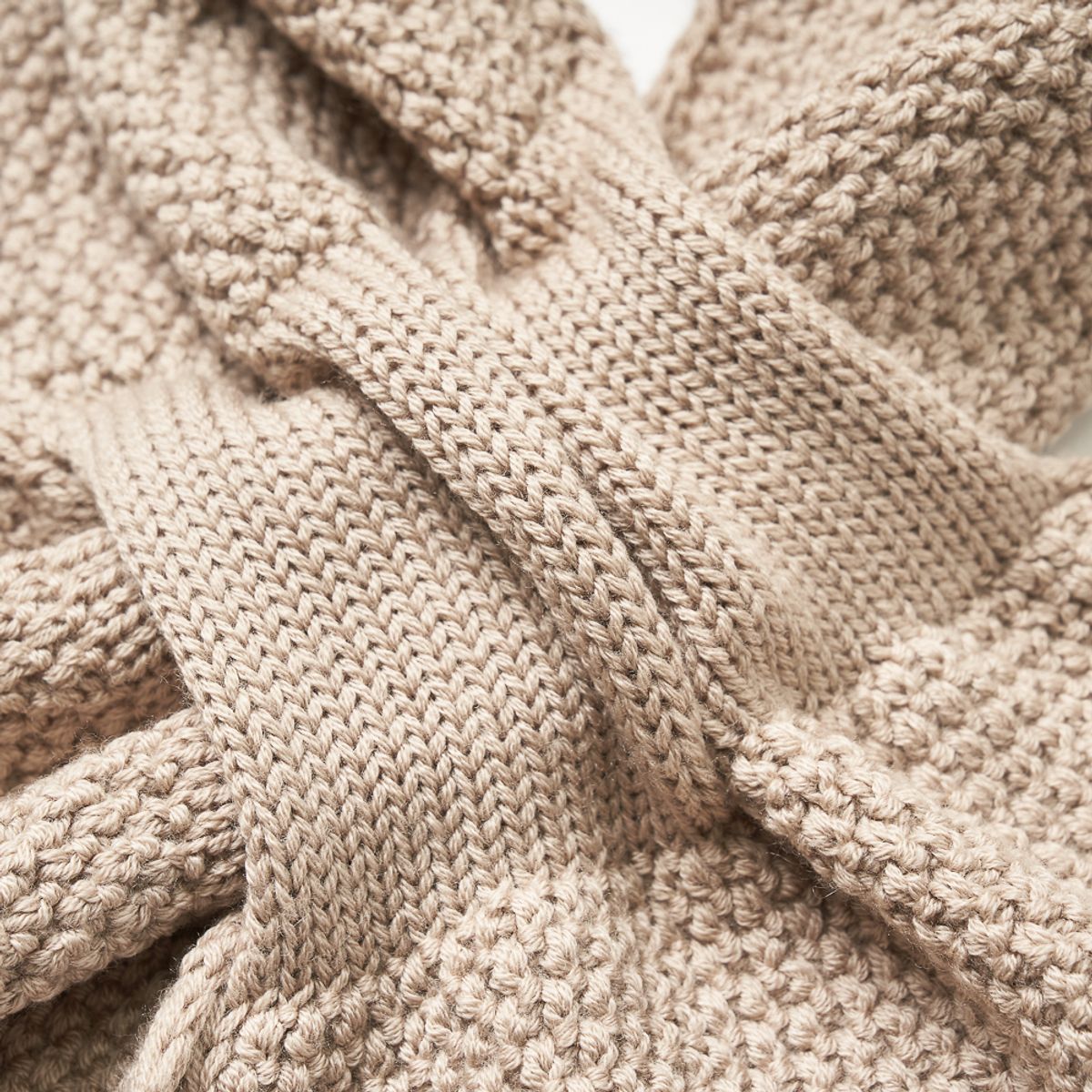 베르노(VERNO) Muffler Knit Beige