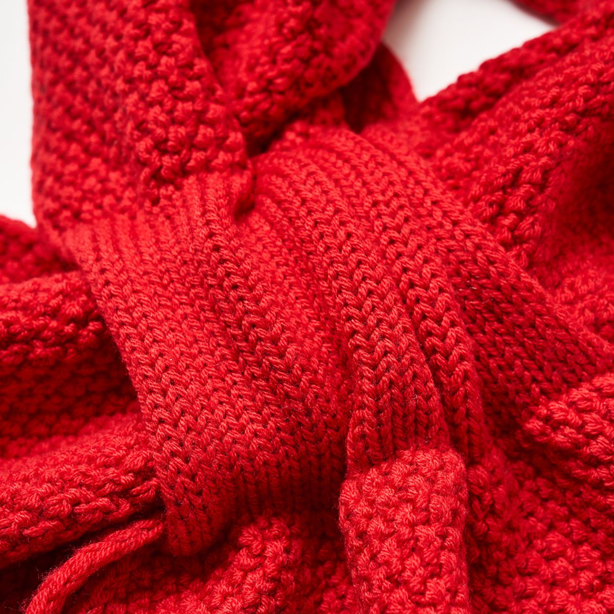 베르노(VERNO) Muffler Knit Red