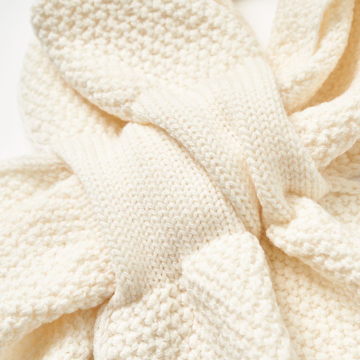 베르노(VERNO) Muffler Knit Ivory